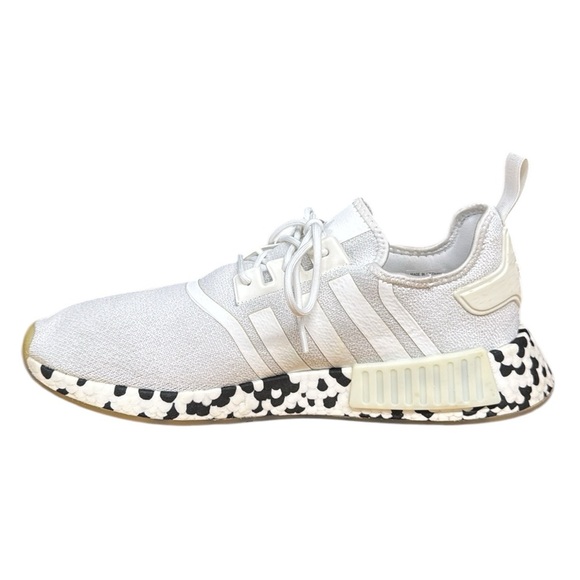 Adidas Originals NMD R1 White Black Speckled Camo #GZ4307 Shoes Men's Size 12 - Picture 7 of 15